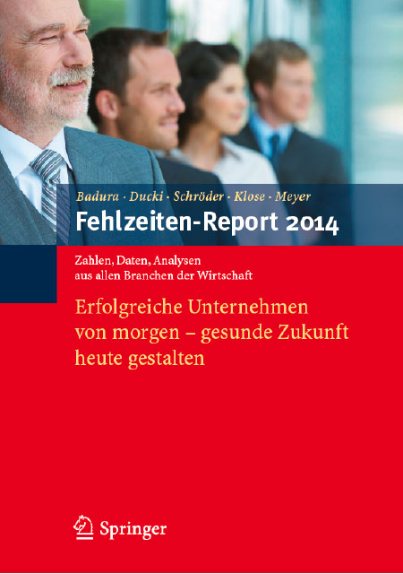 Cover der WIdO-Publikation Fehlzeiten-Report 2014